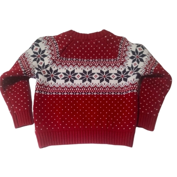3T Old Navy Unisex and White Fair Isle Sweater - Picture 2 of 4
